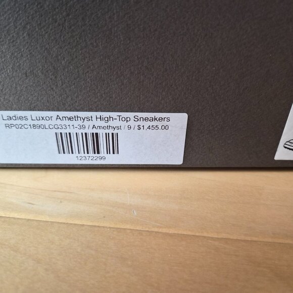 Rick Owens Purple Amethyst Bumper Sneakers Sz 39 - Picture 11 of 13